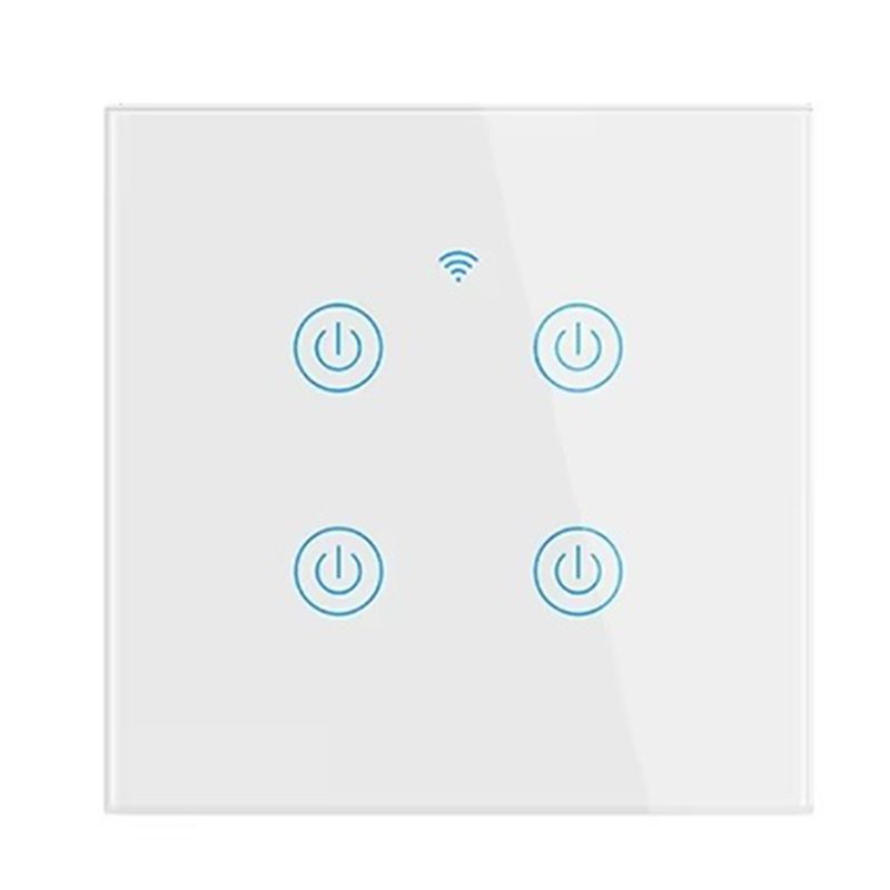 Wifi Smart Plug - EYFL-Cerhot HomeKit対応 Wi-Fiスマートスイッチ、タッチキー、Siri対応、1/2/3/4回路、中性線不要、デュアルモード、EUプラグ