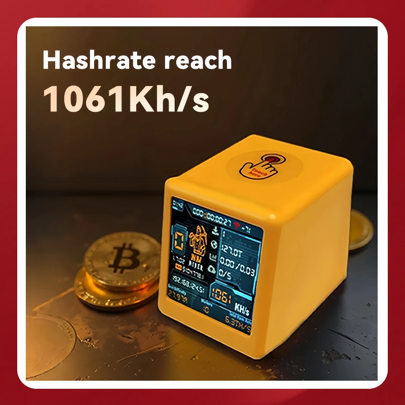 Smart Home Automation Kit - 低消費電力 BTC ソロ宝くじマイナーコンピュータオタクスマートテレビハッシュレート 1060KH/s ESP32 ギフトホームサイレントデスクトップ時計