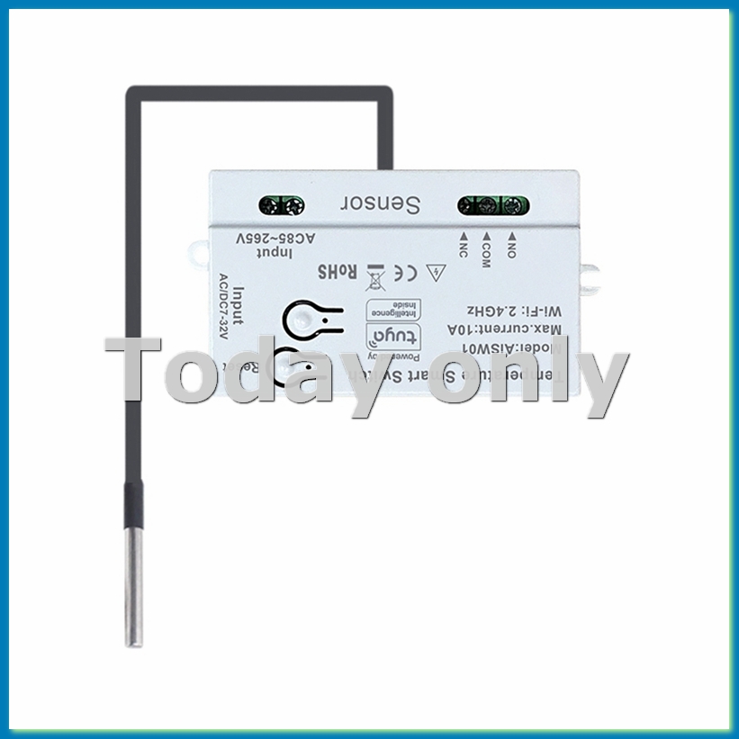 Tuya WiFi 温度スイッチセンサー 2.4G WiFi - Wifi Thermostat のレビューと価格