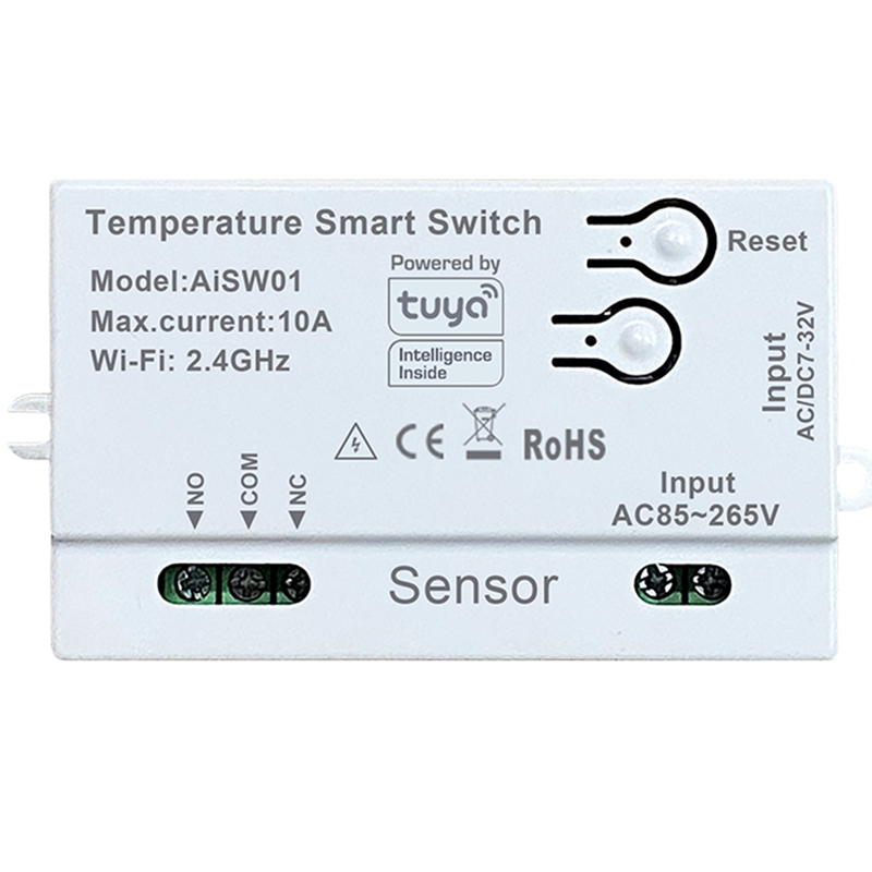 Tuya WiFi 温度スイッチセンサー 2.4G WiFi - Wifi Thermostat のレビューと価格