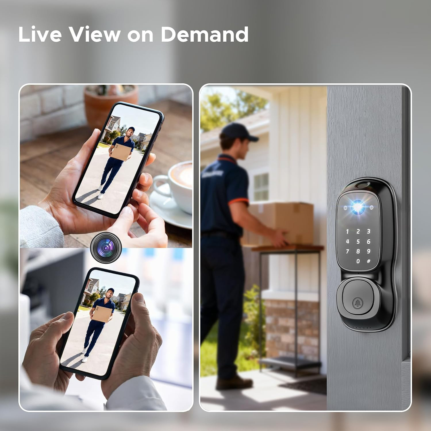 Tuya Wifiスマートドアロック ‎ カメラ＆ドアベル多 - Smart Door Lock Wifi のレビューと価格