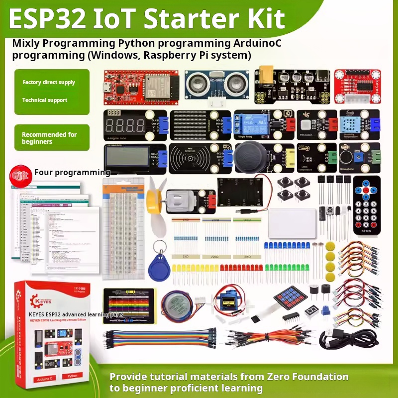 ESP-32開発ボード ESP32 IoT初心者学習キット  - Iot Kit Beginner のレビューと価格