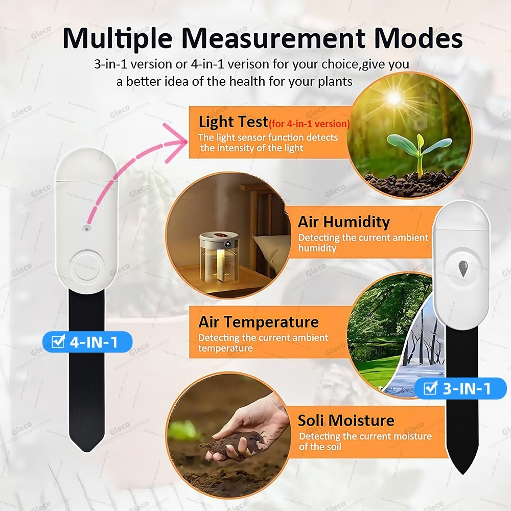 Zigbee 土壌水分センサーメーター温度湿度肥沃度光テスタ - Smart Home Automation Kit のレビューと価格