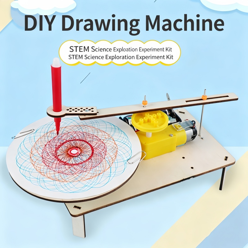 1-3個入り DIY木製電動プロッター描画ロボットおもちゃ  - Stem Robotics Kit のレビューと価格