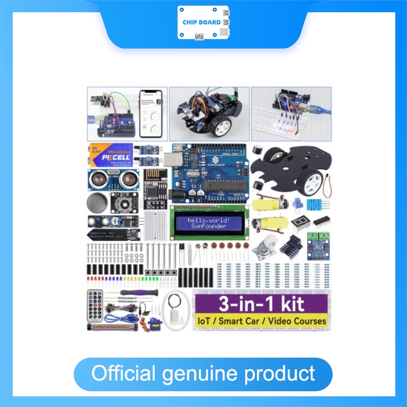 SunFounder 3-in-1 Arduino UNO  - Electronics Project Kit のレビューと価格