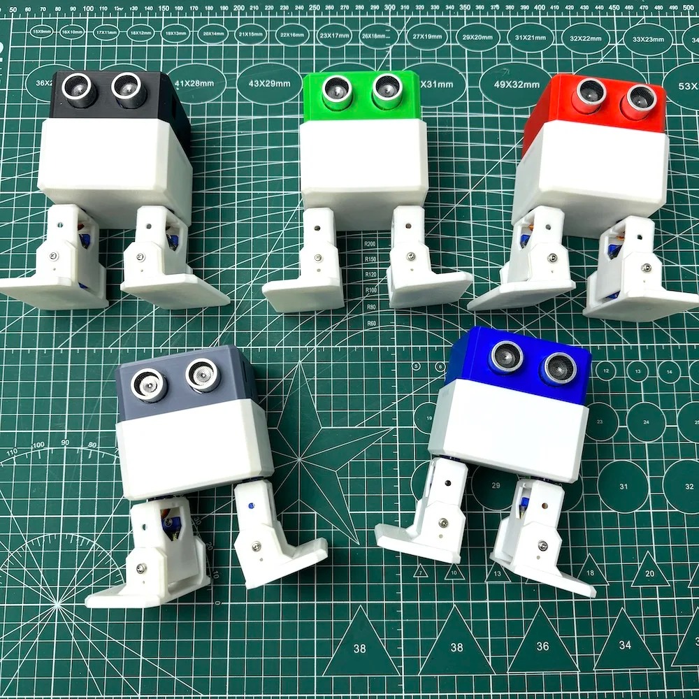 3Dプリント製の二足歩行ロボットキット。超音波センサー搭載。 - Sensor Kit Arduino のレビューと価格